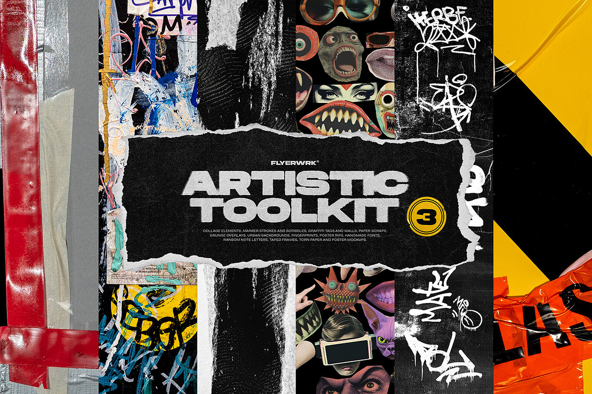 Artistic Toolkit 3, an Object Graphic by FLYERWRK (Photo 1 of 22)
