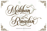 Bernard Script, a Script Font by Strong.co (Thumbnail 2 of 9)
