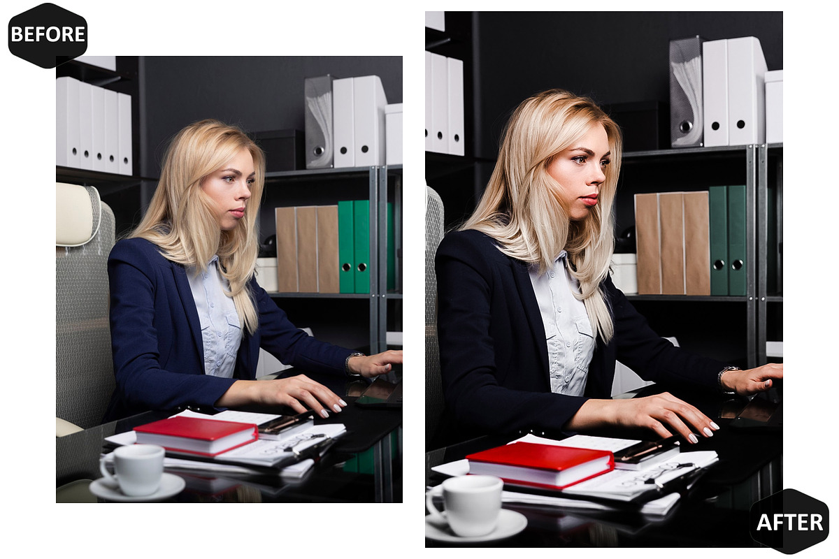 12 Office Working Lightroom Presets, a Preset Add-On by Hue Palettte Studio (Photo 3 of 10)