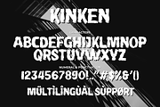 Kinken – Brush Display Font, a Sans Serif Font by Fikryal Studio (Thumbnail 13 of 13)