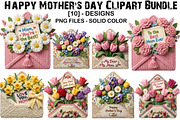 Happy Mother's day Clipart Bundle, an Illustration by GatewayDesign (Thumbnail 1 of 3)