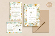 Floral Wedding Invitation Suite, an Invitation Template by Hazel Home (Thumbnail 1 of 7)