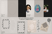 Lace Heirloom: Frames & Overlays, an Object Graphic by MayBay Studio (Thumbnail 2 of 8)