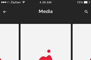 Oculus iOS Wireframe UI Kit, a Wireframe Template by Yaroslav Zaitsev (Thumbnail 13 of 23)
