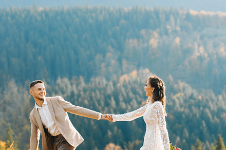 Wedding in boho style.