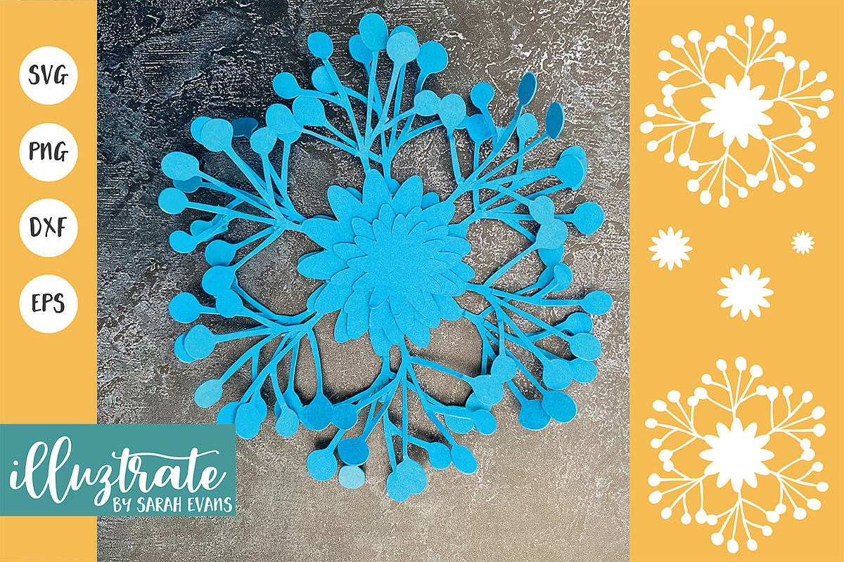 Paper Cutting Flowers SVG Bundle, an Illustration by illuztrate (Photo 6 of 11)