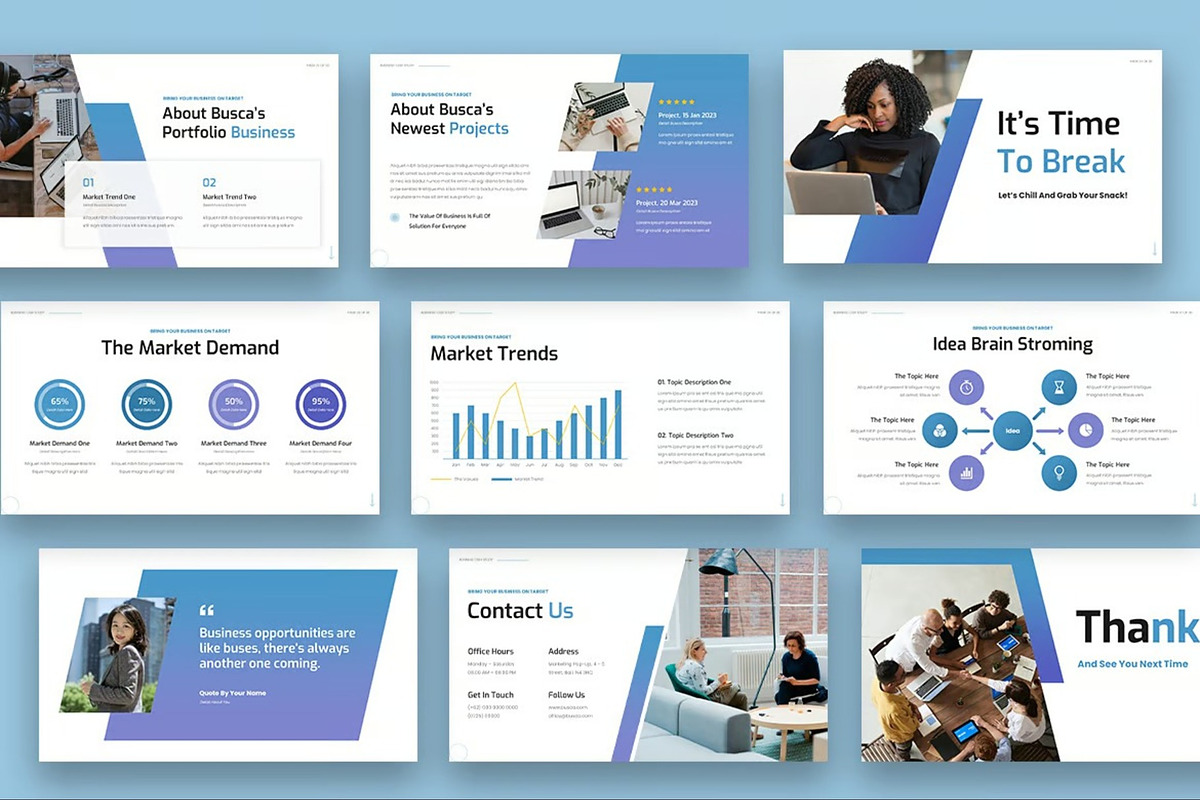 Busca - Business Case Study PPoint, a Presentation Template by Fit-tee (Photo 3 of 5)