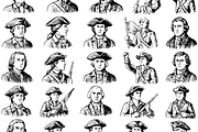 Revolutionary War Set, an Object Graphic by RT Studio (Thumbnail 3 of 4)