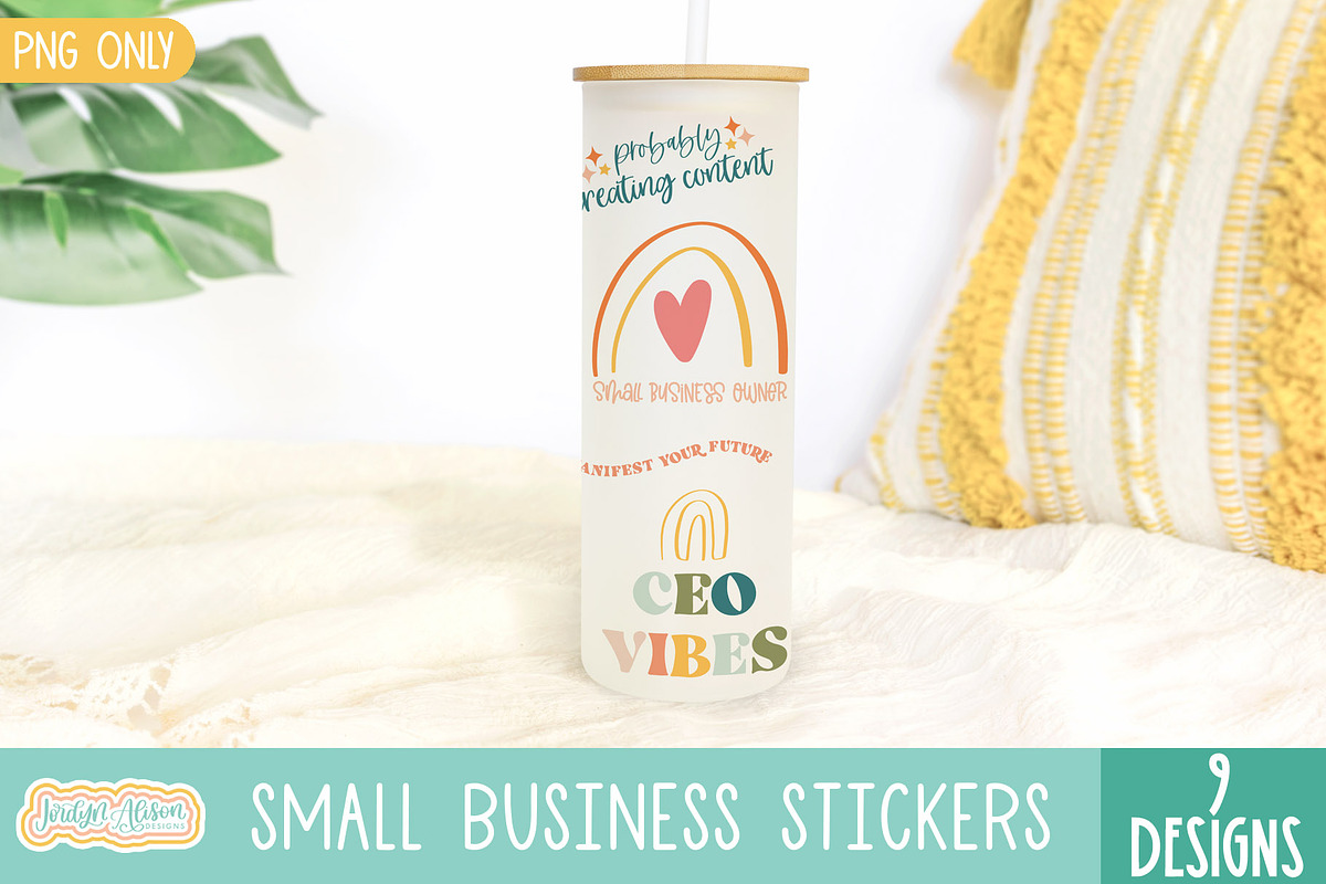 Small Business Stickers Vol 2, a Graphic by Jordyn Alison Designs (Photo 2 of 2)