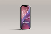 iPhone 14 Pro Mockup, an iPhone Mockup by graphicpages (Thumbnail 3 of 18)