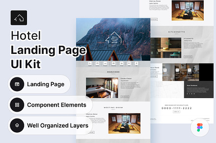 Harmonia | Hotel Landing Page UI Kit