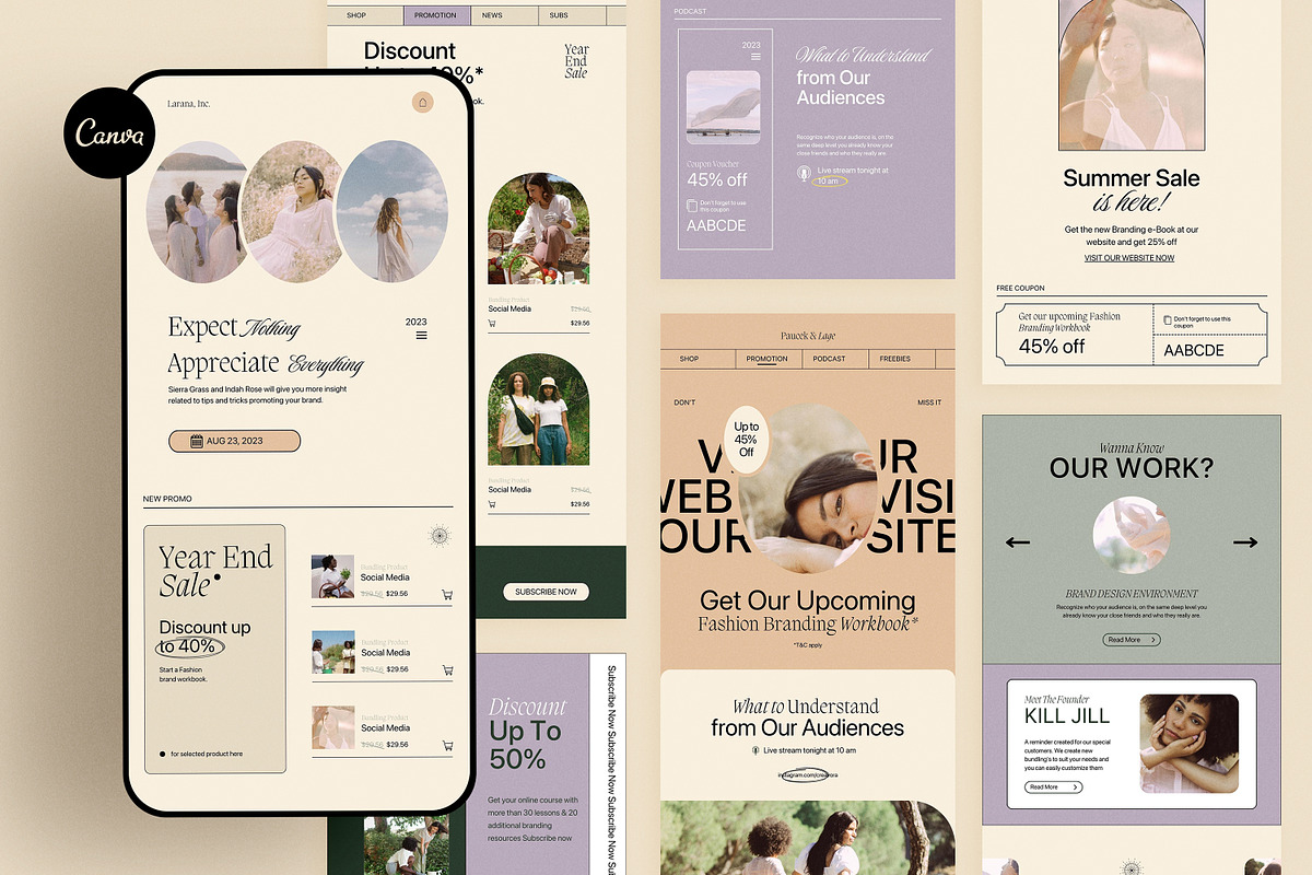 Asyana Newsletter Templates, an Email Template by Creavora (Photo 1 of 9)