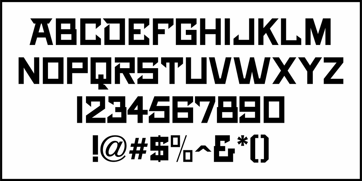 Squared Off JNL, a Sans Serif Font by Jeff Levine Fonts (Photo 3 of 5)