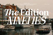 The Edition Nineties | 11 Font Style, a Serif Font by IM Studio (Thumbnail 1 of 11)