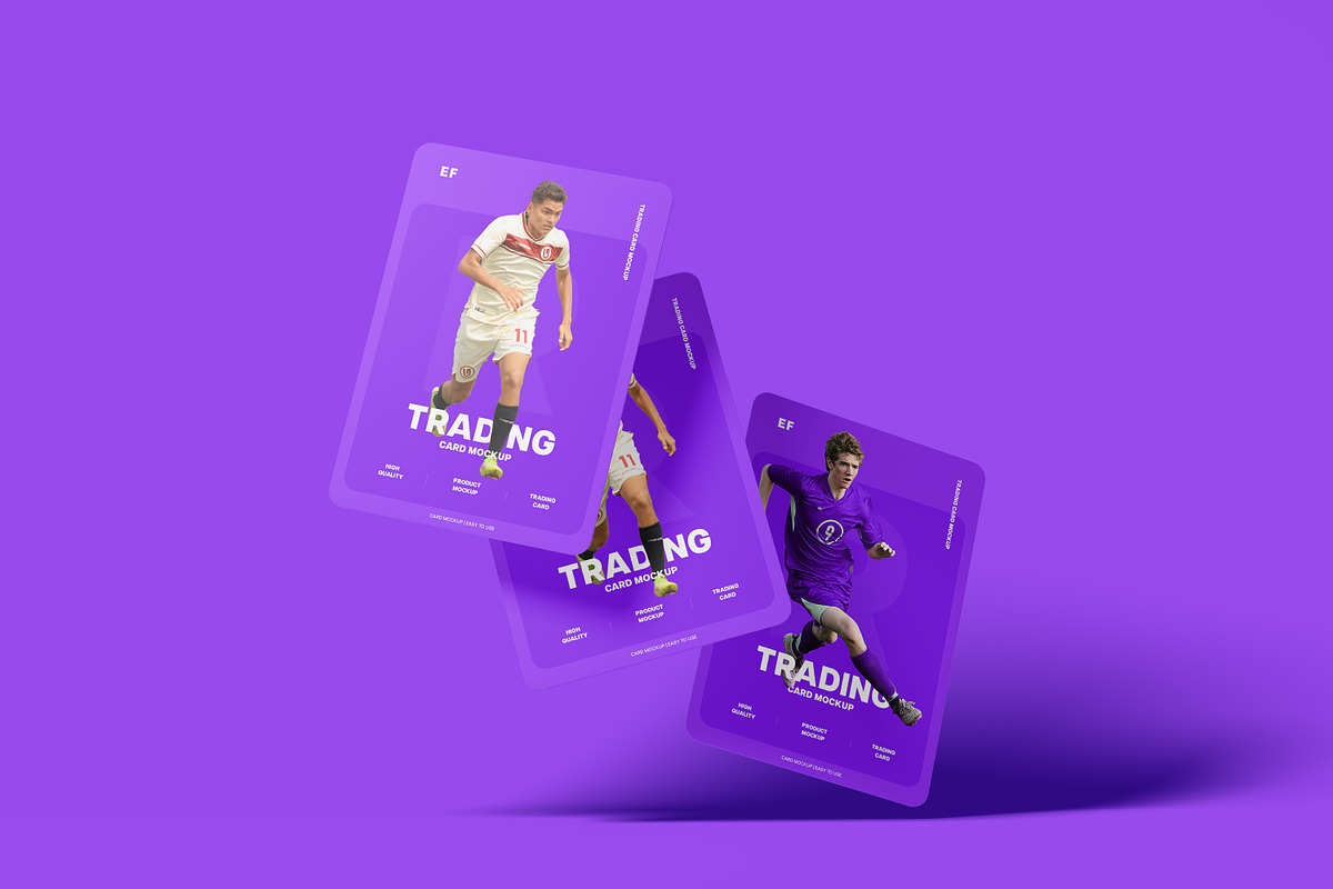 Trading Cards Mockup Set, a Product Mockup by Toasin Studio (Photo 10 of 16)