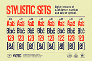 Kroptic – Playful Display Font, a Font by More Etc. Studios (Thumbnail 4 of 16)