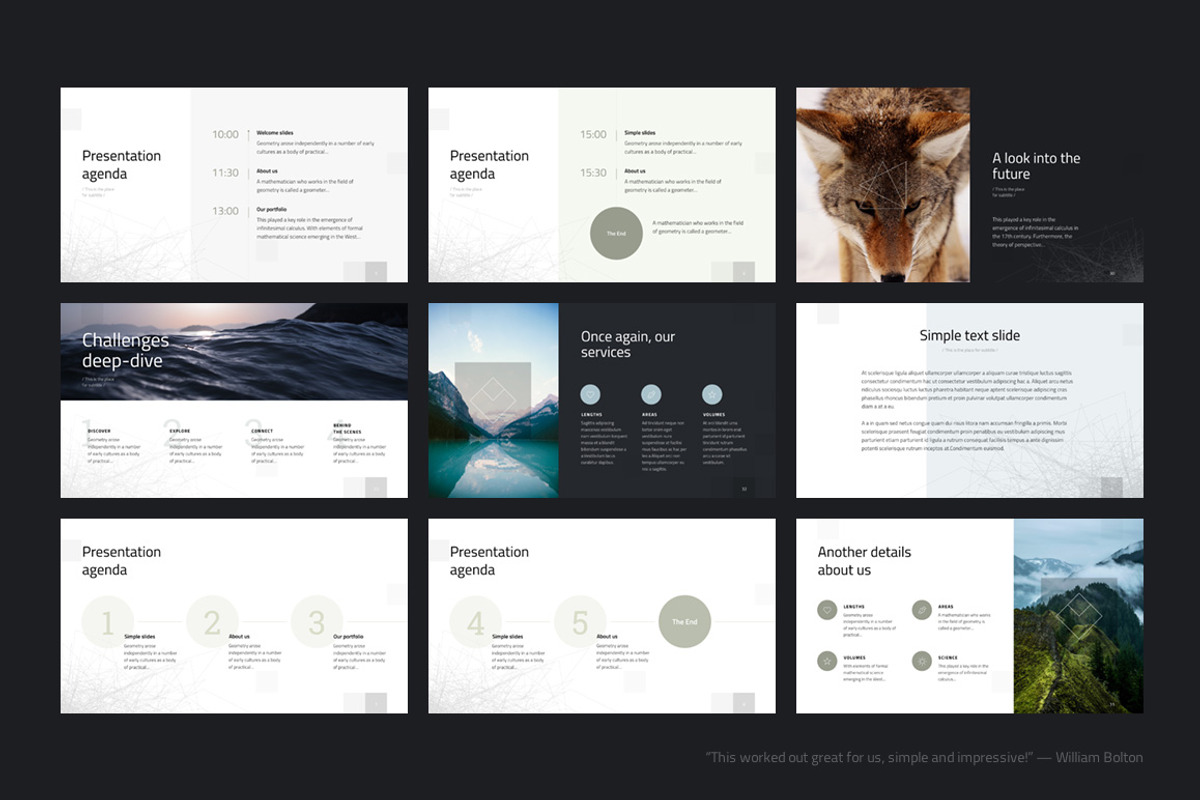 Geometry Google Template, a Presentation Template by Rework (Photo 4 of 15)