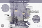 Rain Effects Brushes Procreate, a Brush Add-On by Julia Dreams (Thumbnail 6 of 6)
