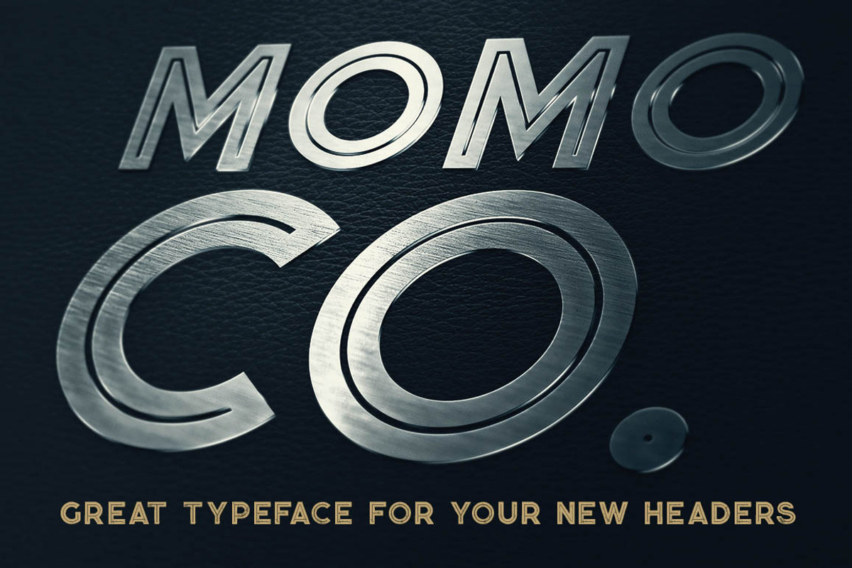 Momoco - Display Font preview 6