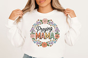 Praying Mama Floral Png, Mothers Day, an Illustration by Designking (Thumbnail 2 of 6)