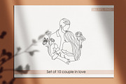 SALE Couple in love illustration, a Person Illustration by velychko.ua (Thumbnail 7 of 7)