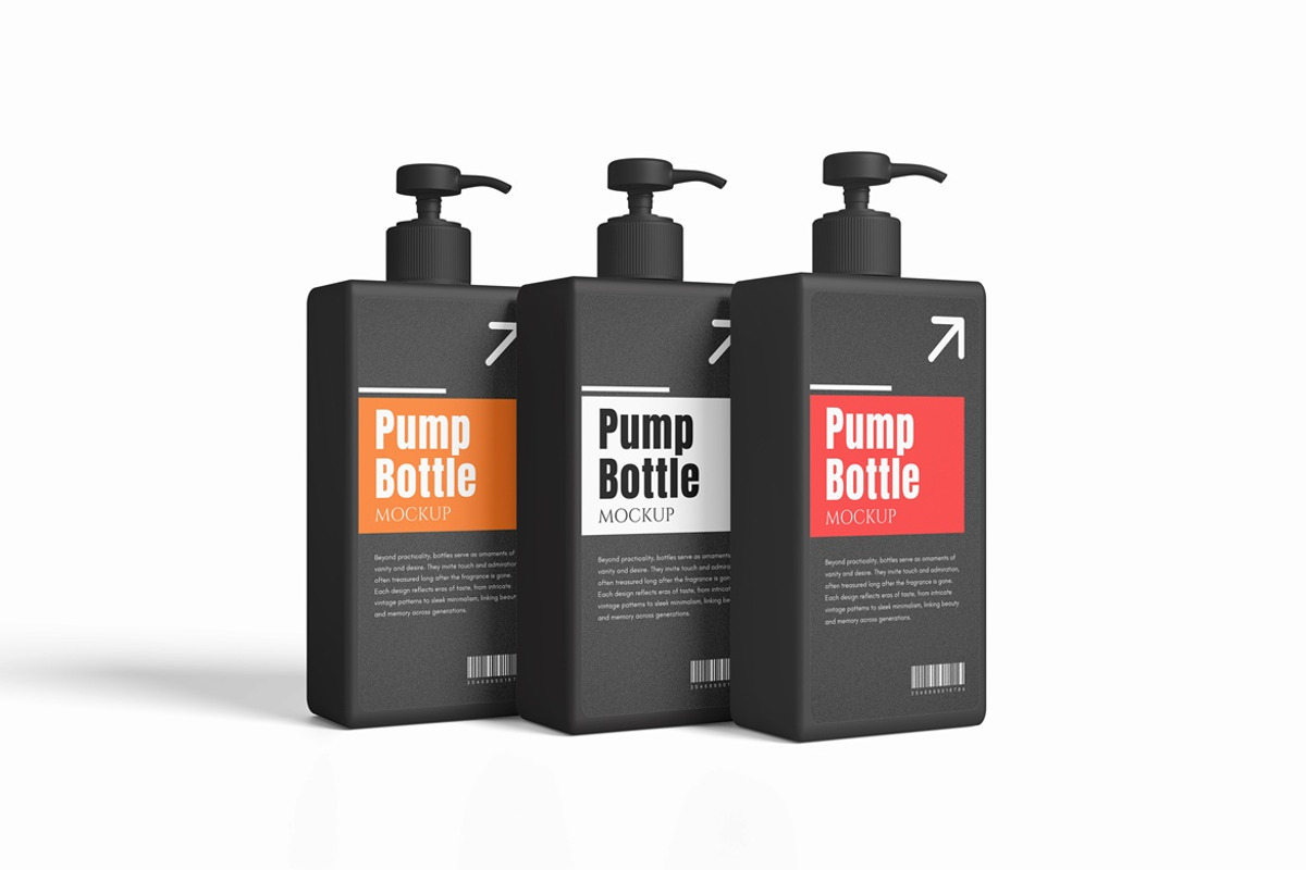 Pump Bottle Mockup, a Packaging Mockup by AndikaGraphic (Photo 6 of 6)
