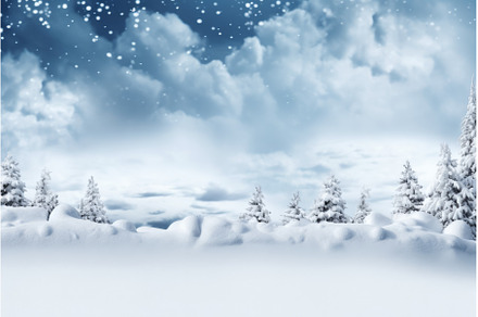 White snow edge. Generate Ai, a Nature Photo by Ylivdesign
