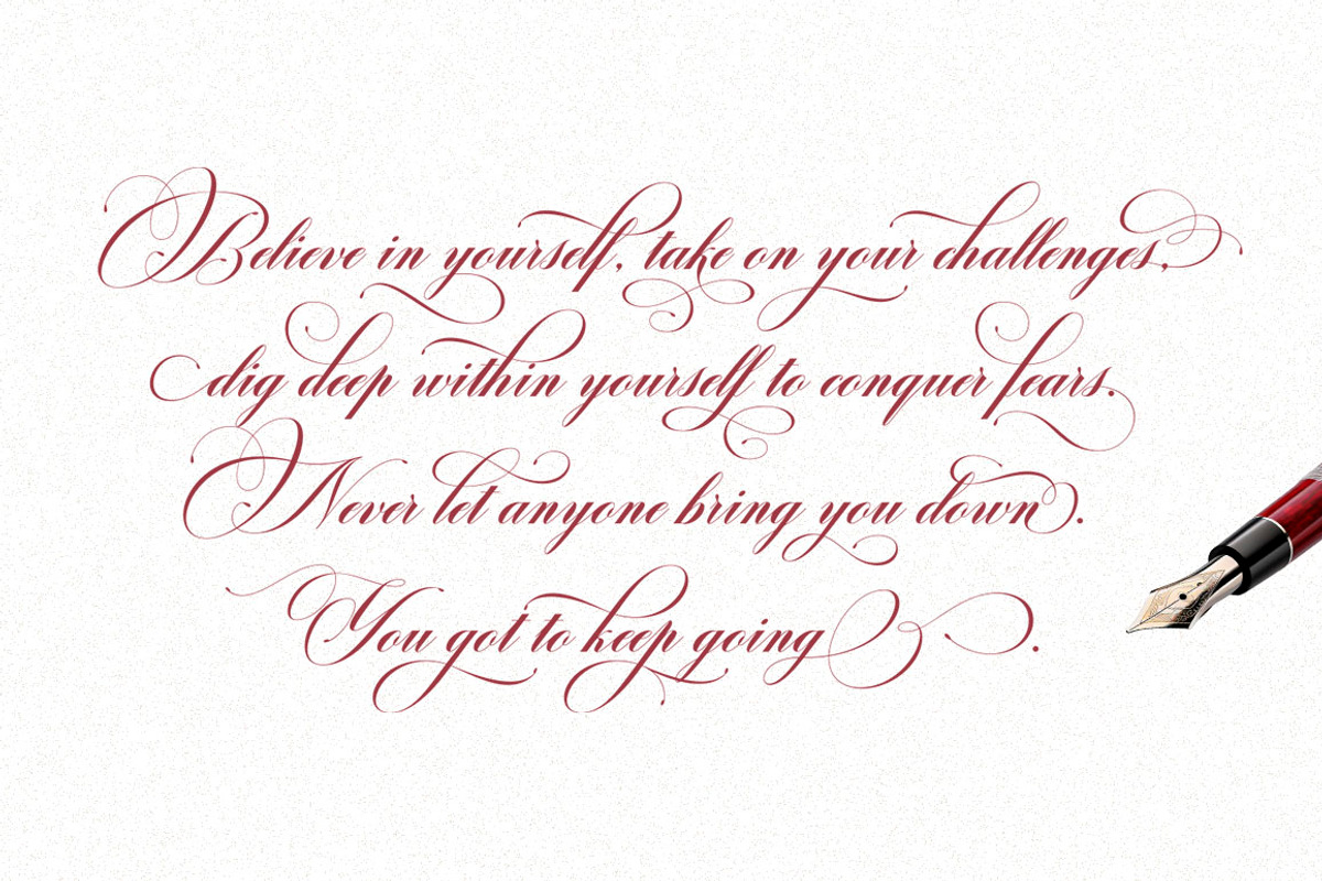 Cut Putroe Navisha, a Script Font by Typehill (Photo 8 of 15)