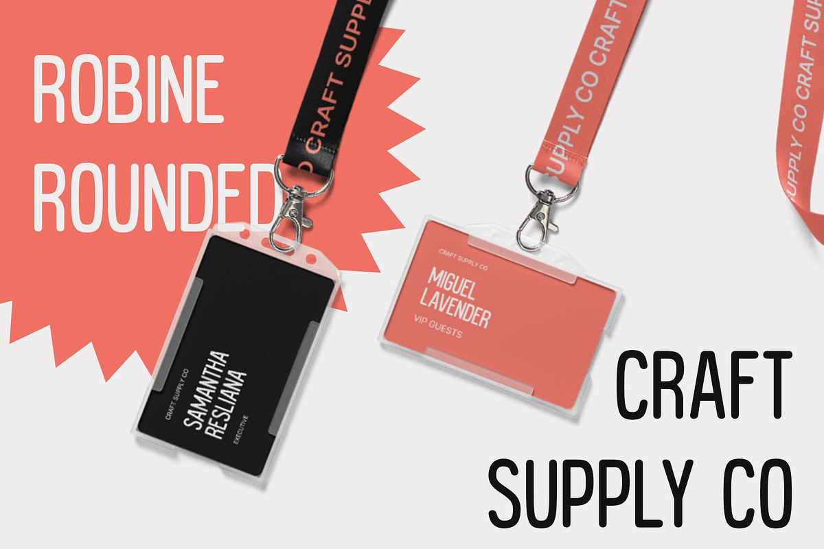 Robine Rounded, a Sans Serif Font by Craft Supply Co. (Photo 7 of 8)