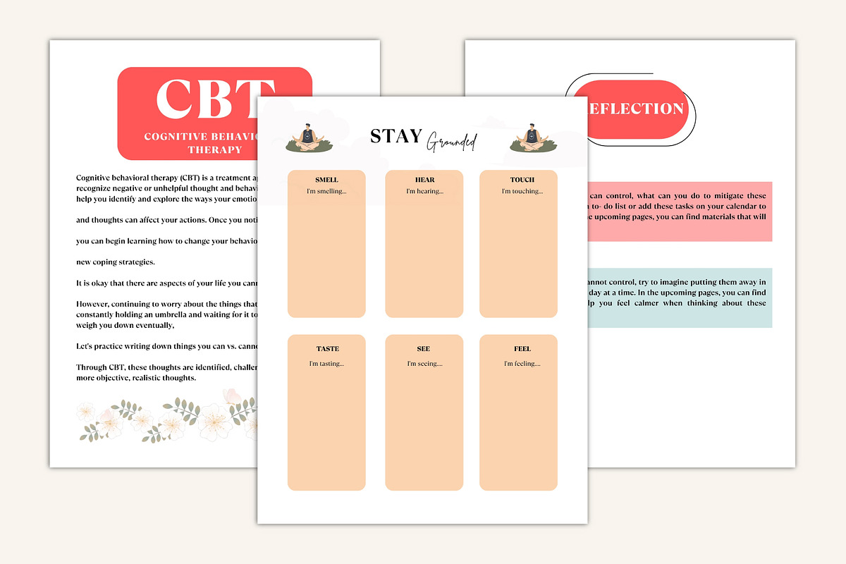 2026 CBT Anxiety Management Workbook preview 7