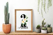 Plumeria Monogram Color Fonts, a Serif Font by Fox7 By Rattana (Thumbnail 5 of 8)