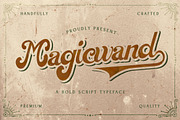 Magic Wand - Bold Script Font, a Script Font by StringLabs (Thumbnail 1 of 14)