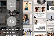Elegant Fashion Social Media Post, a Social Media Template by BoontenStudio (Thumbnail 1 of 7)