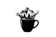 Mountain Coffee Cup Design Bundle, an Illustration by yasushie (Thumbnail 9 of 31)