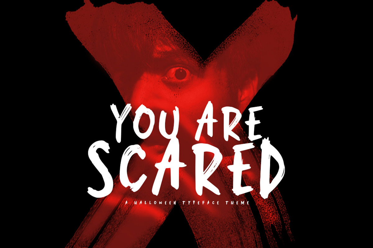 You Are Scared, a Handwritten Font by khurasan (Photo 1 of 6)