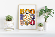 Halloween Floral Ghost with BOO PNG, an Illustration by Craft Nest (Thumbnail 4 of 6)