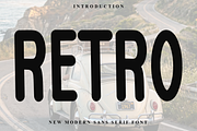 Retro, a Sans Serif Font by FreshTypeINK (Thumbnail 1 of 7)