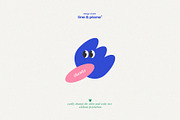 Shape Set - Cute Emotion, an Object Graphic by line & plane (Thumbnail 10 of 10)