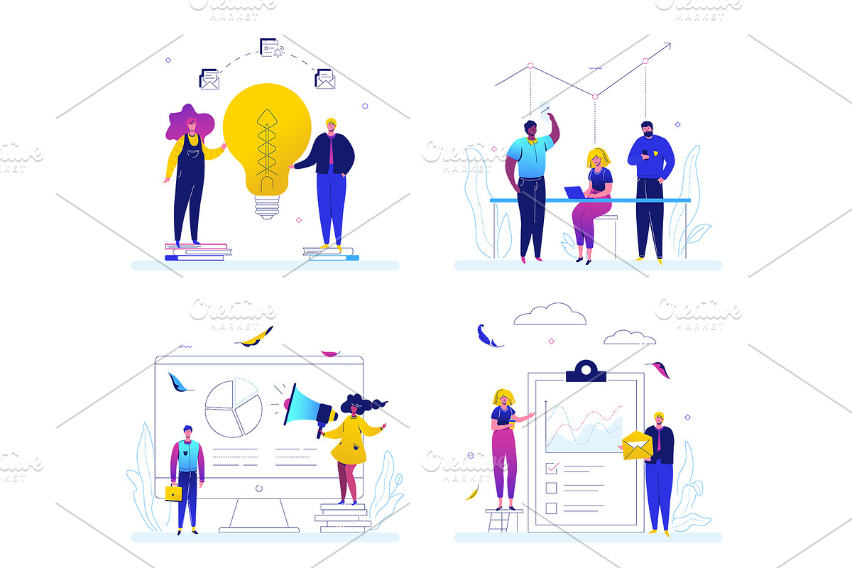 Business Illustration Kit, an UI Kit Template by Boyko Pictures (Photo 13 of 16)