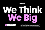 Moninger Geometric Sans Serif, a Sans Serif Font by GRVS Studio (Thumbnail 2 of 7)