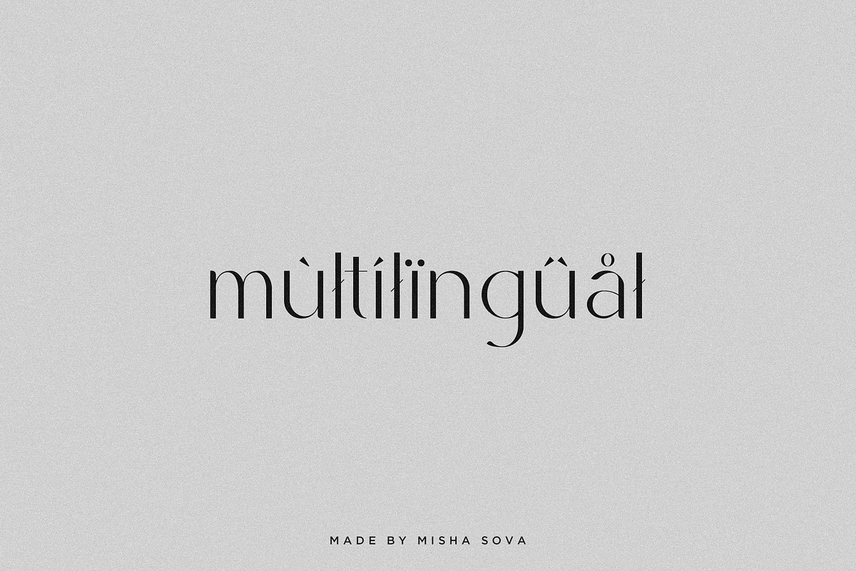 posture - modern sans serif, a Serif Font by Misha Sova (Photo 7 of 7)