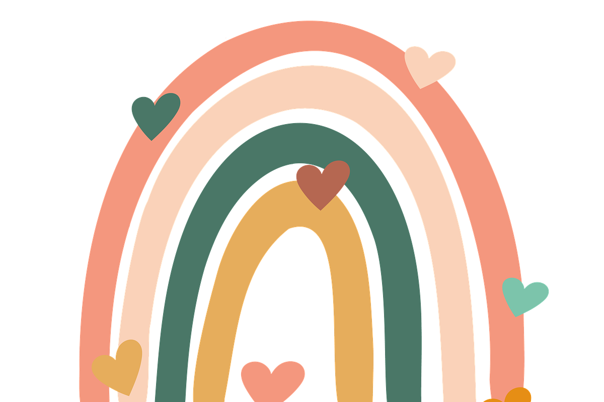 Rainbow set 20 PNG clip art, a Graphic by Favorites_Art (Photo 6 of 9)