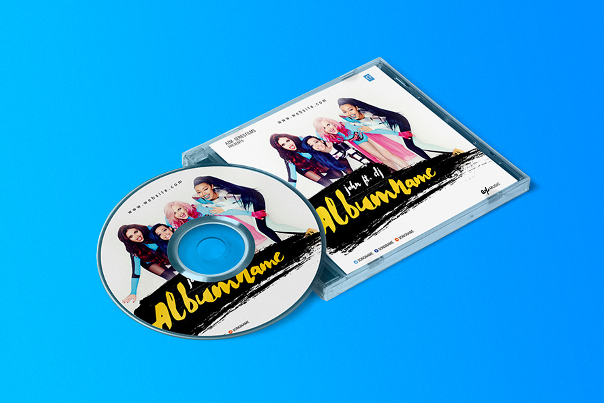 CD/DVD Album Cover Template, a Stationery Template by Awns Creators (Photo 9 of 9)