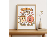 Personalize Brew & Bite Coffee Donut, a Background Graphic by LaseredNinja (Thumbnail 5 of 7)