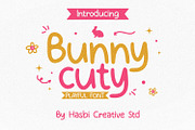 Bunny Cuty Display, a Font by Hasbi Creative (Thumbnail 1 of 9)