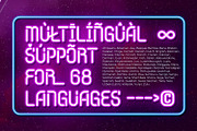 Starlit Neon, a Symbol Font by Ditatype (Thumbnail 10 of 10)