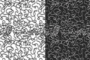 20 B&W hand drawn SEAMLESS PATTERNS, a Pattern Graphic by Studio.lize (Thumbnail 7 of 16)
