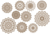 Set of 10 brushes with mandala, a Brush Add-On by Della_Liner (Thumbnail 2 of 5)