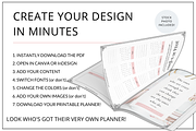 Planner Templates Canva - Blush, a Stationery Template by Lady Boss Studio (Thumbnail 3 of 8)