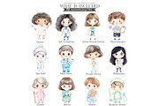 Hospital Watercolor, medical clipart, an Illustration by CharmClipart (Thumbnail 3 of 9)